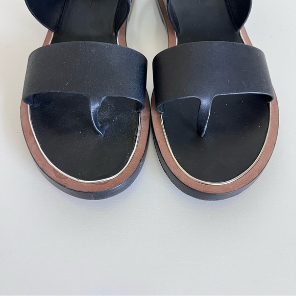 Vince Women’s Mailin Snake Embossed Ankle Wrap Sandal - Picture 6 of 10